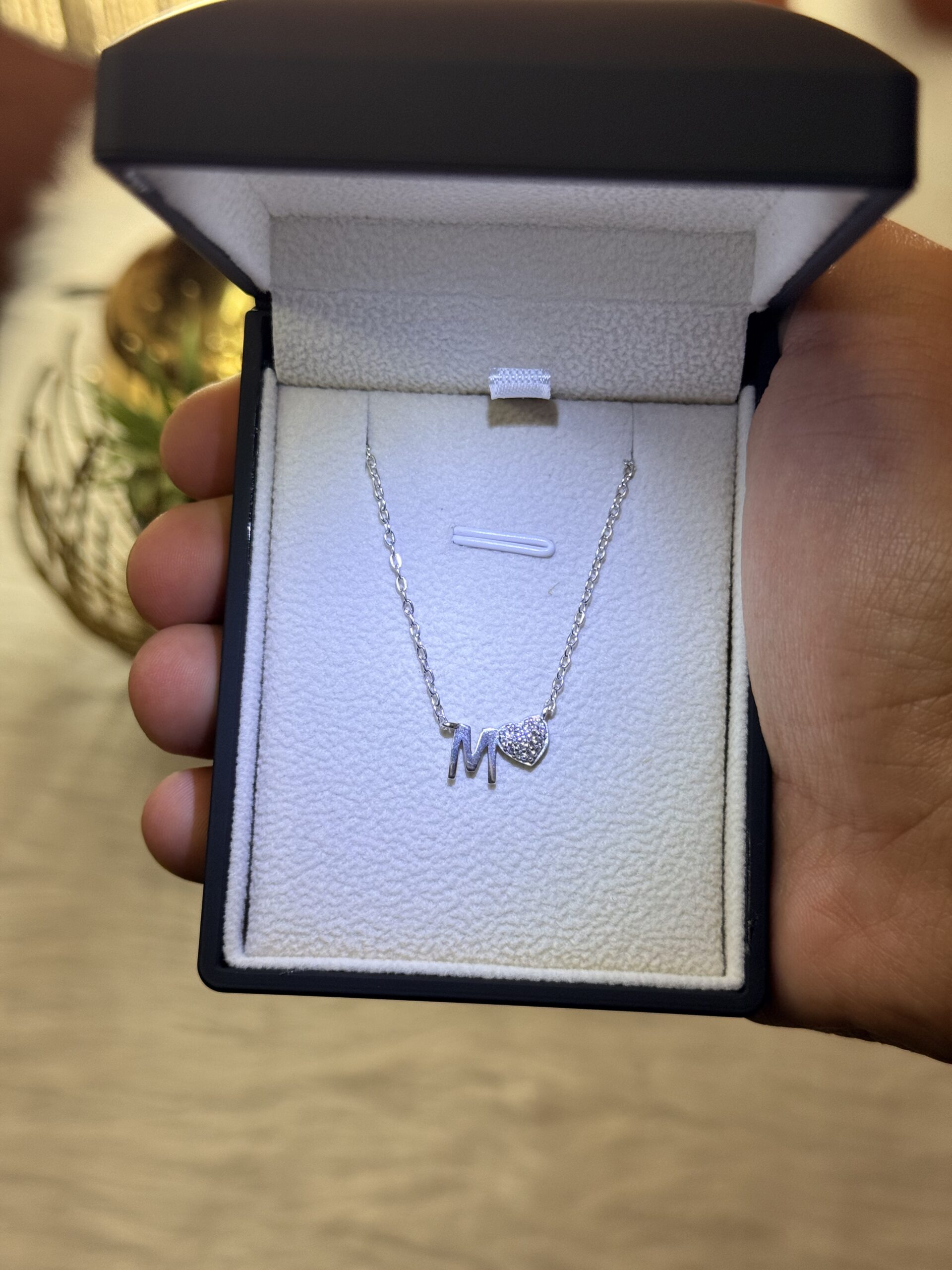2026_06_11_09_07_40_IMG_2283 Letter M Necklace with Heart – 925 Silver