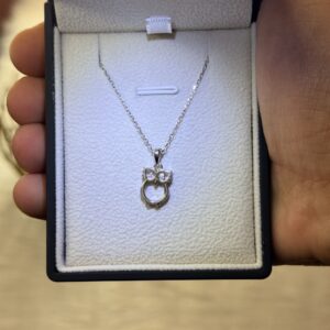 Owl Necklace – 925 Silver