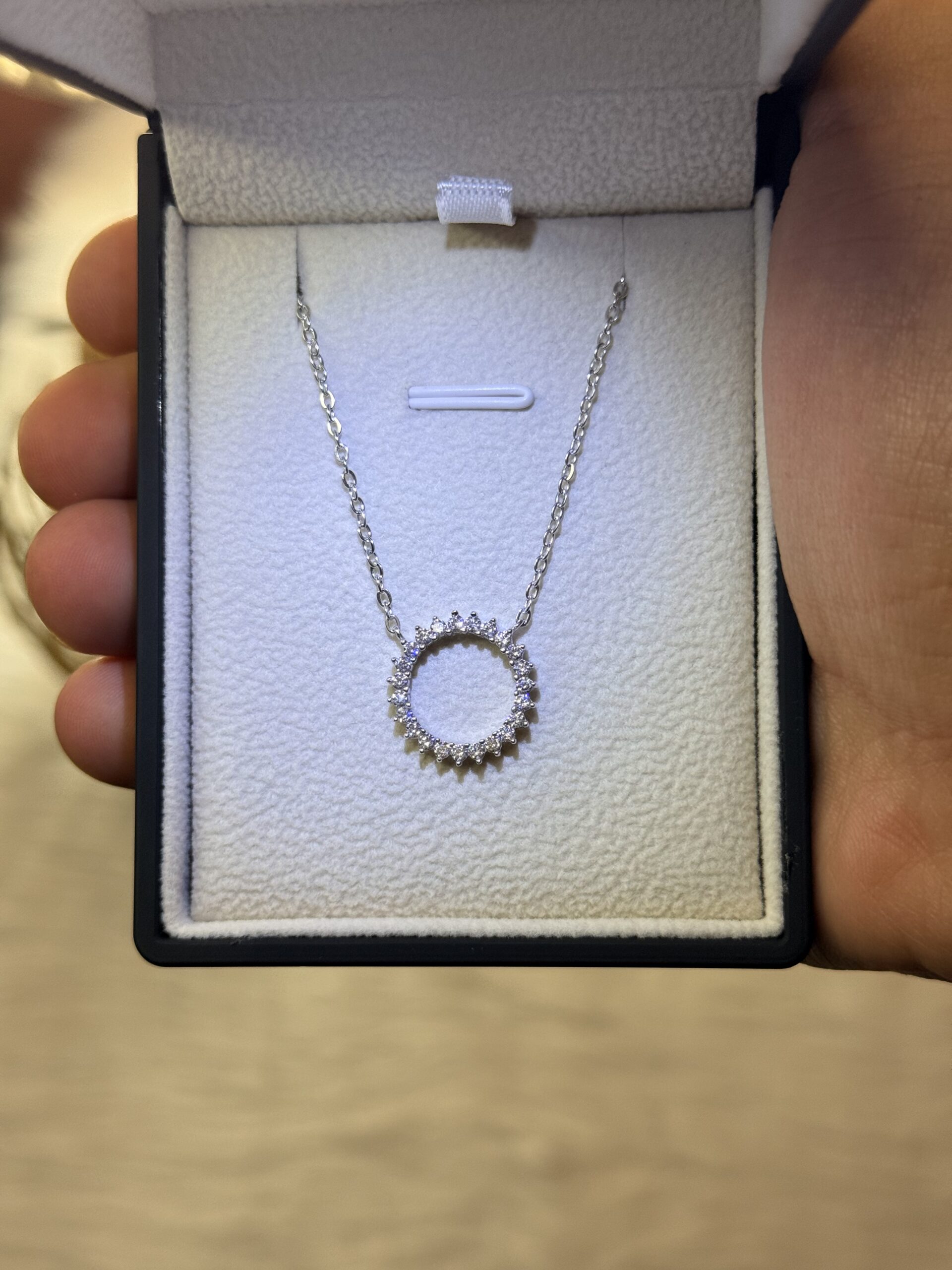 2026_06_11_09_44_02_IMG_2318 White Zircon Circle Necklace – 925 Silver