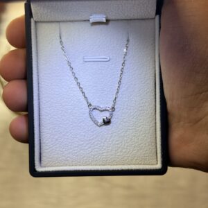 Simple Chic Heart Necklace – 925 Silver