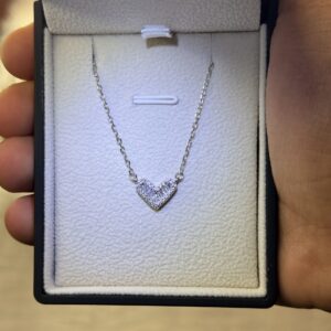 Simple Heart Necklace – 925 Silver